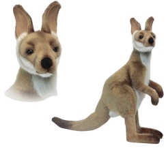 Kenguru wallaby puha játék, magassága 48 cm, Hansa (36474)