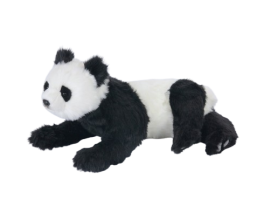 Hansa Plüss Játék Panda Mackó Fekvő 62 cm (4182)
