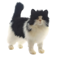 Hansa Plüss Játék Macska Fekete-Fehér 40 cm.H (4221)