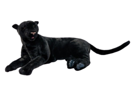 Hansa Plüss Játék Fekete Párduc Fekvő 100cm Hosszú. (4740)