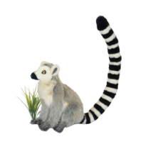 Hansa Plüss Játék Maki Ülő 46cm.Ma (6853)