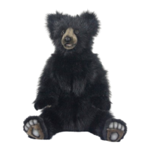 Hansa Plüss Játék Fekete Medvebocs 50cm.Ma (7219)