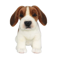 Hansa Plüss Játék Beagle teáscsésze 15 cm.Ma (8420)