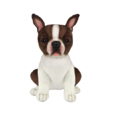 Hansa Plüss Boston Terrier Teáscsésze 16cm.Ma (8421)