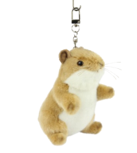 Hansa Plüss Játék hörcsög kulcstartó 15cm.Ma (8720)