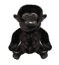 Hansa Plüss Játék Gorilla fa golfvédő 27 cm.Ma (8728)