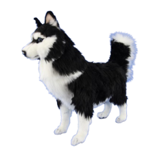 Hansa Plüss Játék Husky Fekete Fehér 54cm.H (8750)