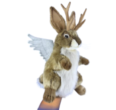 Hansa Plüss Játék Wolpertinger báb 40cm.Szél (8762)