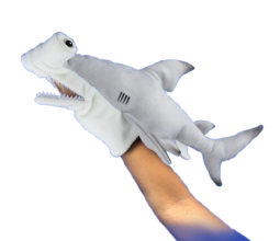 Hansa Plüss Játék Pörölycápa Báb 45cm.L (Kicsi) (8763)