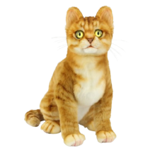 Hansa Plüss Játék Gyömbér Macska Ülő 30cm.H (8786)