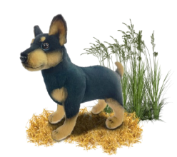 Hansa Plüss Játék Pinscher Teáscsésze Álló 19cm.H (8830)