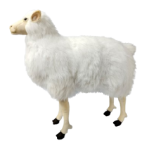 Hansa Plüss Játék Fehér Bárány 95cm.H (8846)