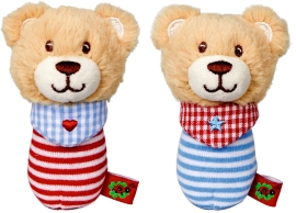 Mini Rattle Teddy bababűbáj, Spiegelburg (68719)