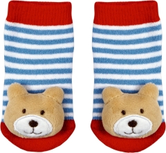 Csörgő zokni medve Baby Charms, Spiegelburg (37999)