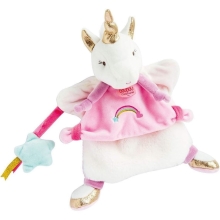 Unikornis Kezbab - Rozsaszin 25 cm, Doudou (33209)