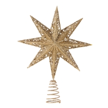 Met.northern Star Tree Topper Gld 35,5cm, GoodWill (75396)