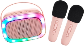 Karaoke Fenyekkel Es Ket Mikrofonnal - Rozsaszin, Lalarma (26651)