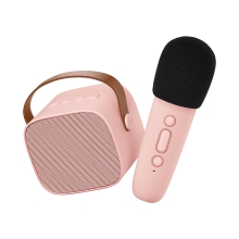 Karaoke - Bluetooth Hangszoro Mikrofonnal Pink, Lalarma (53361)