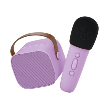Karaoke - Bluetooth Hangszoro Mikrofonnal Violet, Lalarma (66270)