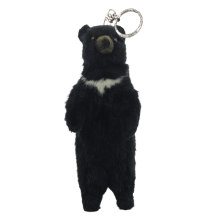 Puha játék-kulcstartó Black Bear 17,5 cm, Hansa (79976)