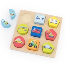 Blokk puzzle - szállítás, New Classic Toys (04627)