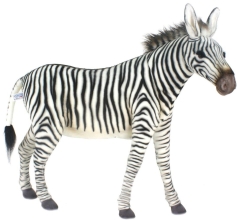 Puha játék zebra, Animal Seat sorozat, 96 cm, Hansa (65863)
