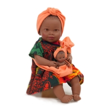 MARIA baba babával narancssárga turbánban, Nines dOnil (63030)