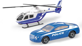 Játék helikopter modell + autómodell Biztonsági HELIKOPTER-AUTÓBIZTONSÁG 164, Mondo (40518)