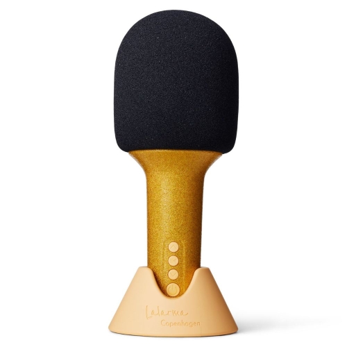 Glitter Groove mikrofon - Arany, Lalarma (26842)