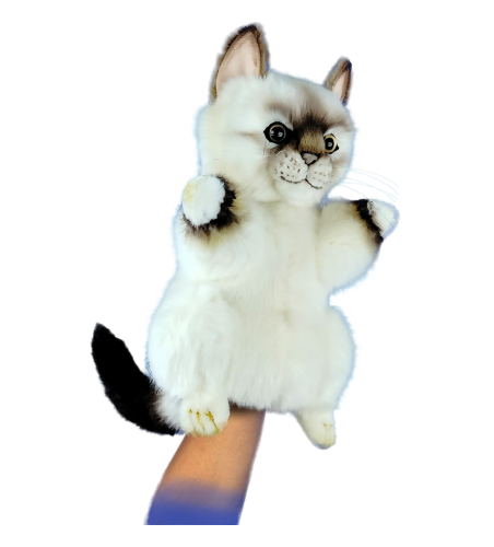 Plüss játékok Hansa Plüss Játék Sziámi Macska Báb 27cm.H (8771)