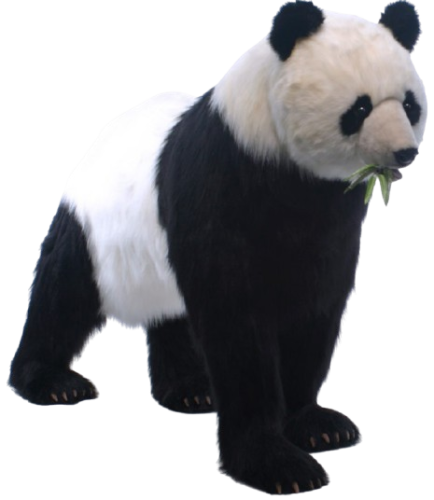 Hansa Plüss Játék Panda Maci Séta 192cm.H (htc 4350) (0211)