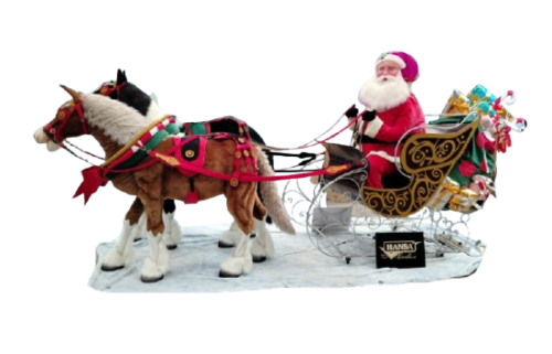 Hansa Plüss Játék Mikulás 175cm.H (0911)