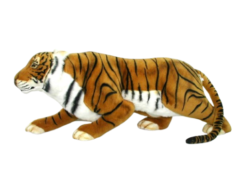 Hansa Plüss Játék Tigris Rozsda Ólálkodó 140cm.H (3981)