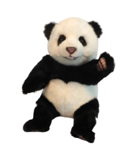 Hansa Plüss Panda Medve 19cm.Ma (6630)