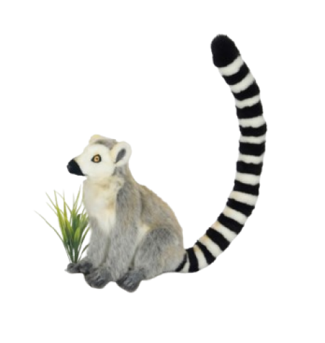 Hansa Plüss Játék Maki Ülő 46cm.Ma (6853)