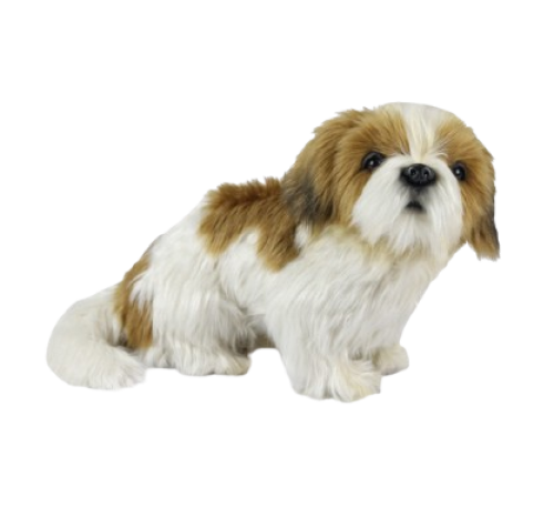 Hansa Plüss Játék Shih Tzu kutya 25cm. Magasság (7030)