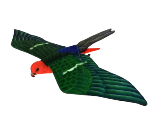 Hansa Plüss Király Papagáj Repülő 75cm.Szél (8356)