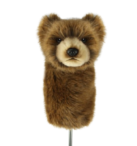 Hansa Plüss Grizzly Medve Golftakaró 22 cm.Ma (8730)