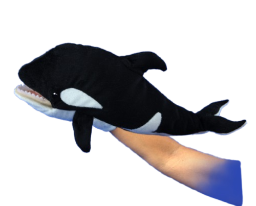 Hansa Plüss Játék Orca Báb 42cm.H (Kicsi) (8753)