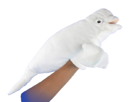 Hansa Plüss Játék Beluga báb 44cm.H (Kicsi) (8754)