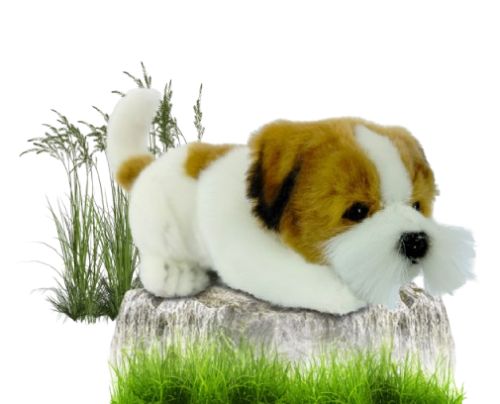 Hansa Plüss Játék Jack Russell Teáscsésze Guggoló 20cm.H (8821)