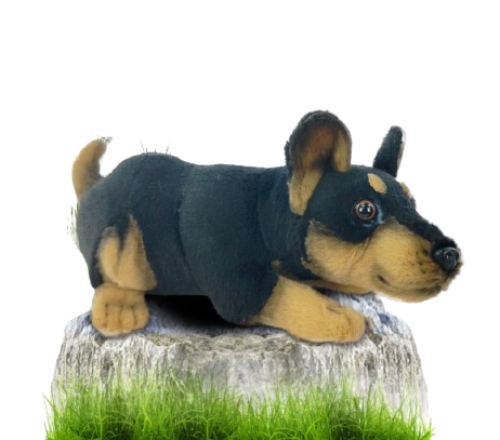 Hansa Plüss Játék Pinscher Teáscsésze Guggoló 20cm.H (8829)