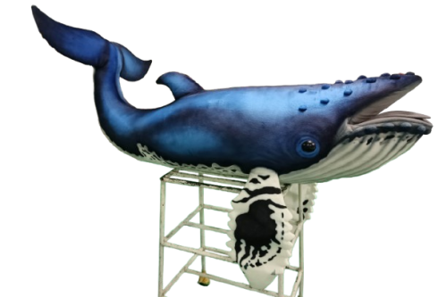 Hansa Plüss Játék Púkosbálna 150cm.H (8843)