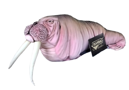 Hansa Plüss Játék Albínó Rozmár 265 cm.H (8855)