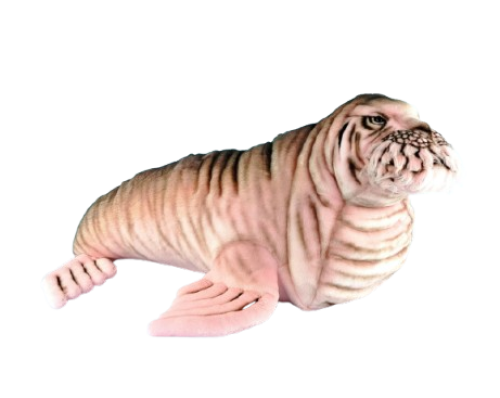 Hansa Plüss Játék Albínó Rozmár Baba 89cm.H (8856)