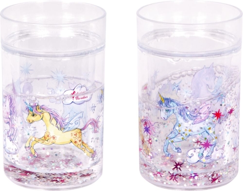 Lebegő csillámos pohár Unicorn Paradise, Spiegelburg (73799)