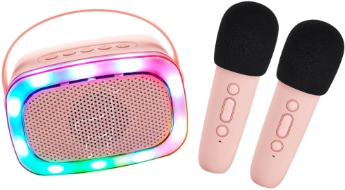 Karaoke Fenyekkel Es Ket Mikrofonnal - Rozsaszin, Lalarma (26651)