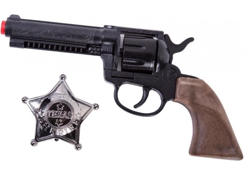 Vadnyugati Muanyag 8 Loveteses Revolver, Jatekkeszlet, Gonher (20408)