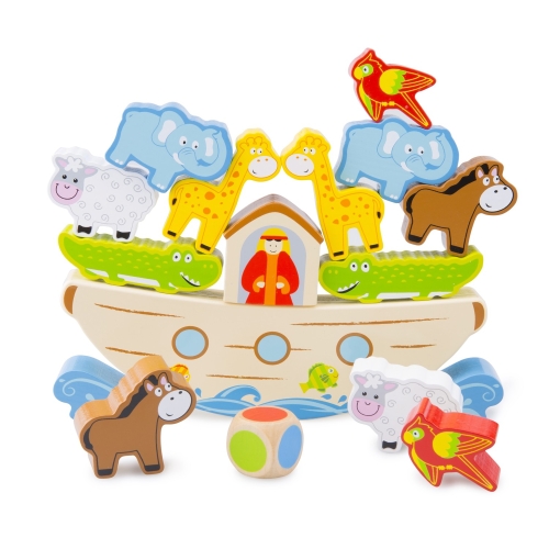 Egyensúlyozó játék Noé bárkája, New Classic Toys (05488)