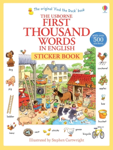 Az első 1000 szó angolul matricákkal, Usborne (70400)